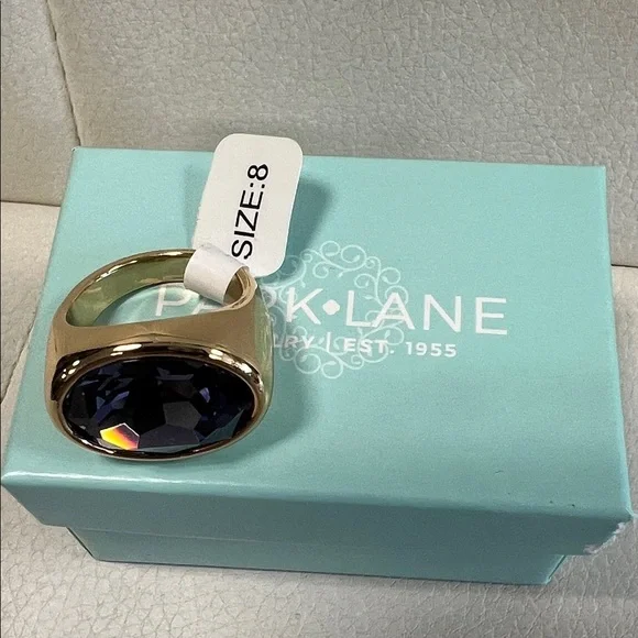 Park Lane Purple and Gold Ring with Elegant Design - Picture 3 of 3